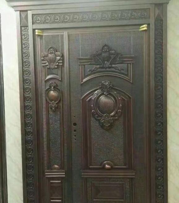 鋁藝大門廠家為七彩星城客戶安裝了鋁藝防盜門(圖1) 鋁藝大門廠家為七彩星城客戶安裝了鋁藝防盜門(圖1)